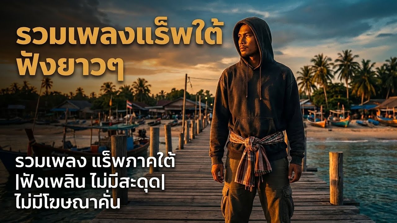 รวมเพลงแร็พใต้【LONGPLAY】ใหม่ล่าสุด ฟังเพลินยาวๆไม่มีโฆษณาคั่นบ่อย