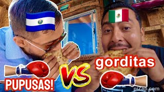 GORDITAS mexicanas  VS pupusas  SALVADOREÑAS🇲🇽🇸🇻(cuáles son más ricas?)😋