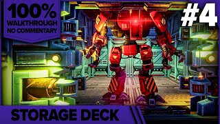 System Shock 1 Remake 100% Cinematic Walkthrough (Hard Difficulty, All Collectibles) 04 STORAGE DECK