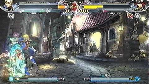 Blazblue CS2 : Rafsteak (Jin) VS Dix (Tsubaki)