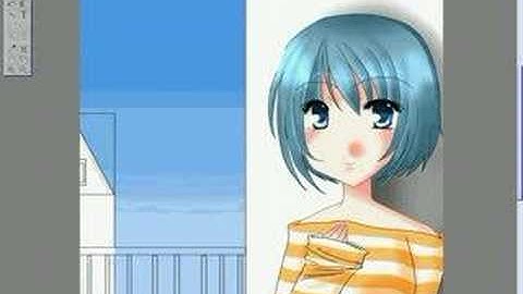 Me drawing and colouring o_o;