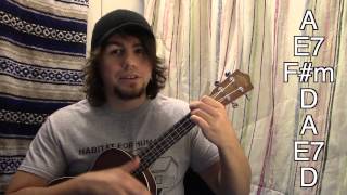 The easy way to play Wagon Wheel on ukulele! chords