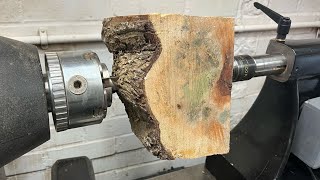 How To Make a Live Edge Bowl using Carbide Woodturning Tools
