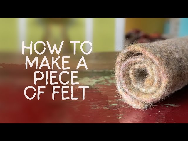 Make a Wool Ball from Wool Yarn using the Wet Felt Method 
