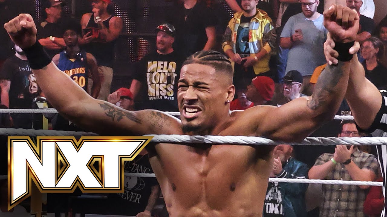 Carmelo Hayes defeats Corbin and Dijak to earn NXT Title rematch NXT highlights Oct 17 2023