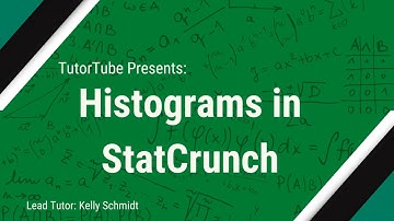 TutorTube: Histograms in StatCrunch