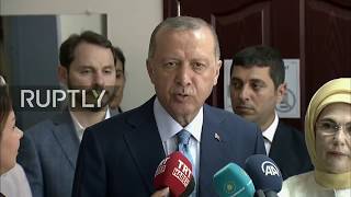 LIVE: Turkish general election 2018: Erdogan casts his vote