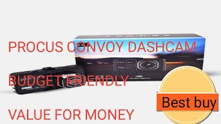 PROCUS CONVOY DASHCAM UNBOXING