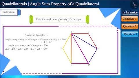 Angle Sum Property of a Quadrilateral | Part 3/3 | English | Class 9