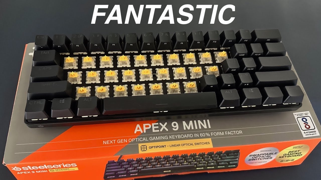 SteelSeries Apex 9 Mini Gaming Keyboard Unboxing