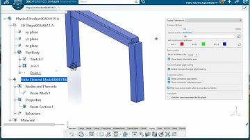Tutorial 1, Modal Analysis of a Shear Frame Structure Beam B31 and Lumped MassTransition from ABAQUS