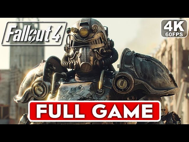 FALLOUT 4 Gameplay Walkthrough FULL GAME [4K 60FPS PC ULTRA] - No Commentary class=