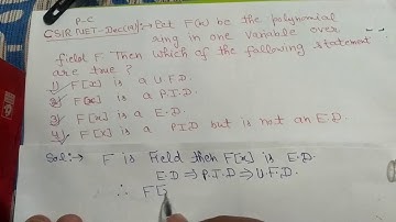 Csir net dec19||E.D ,P.I.D, U.F.D||csir net mathematics