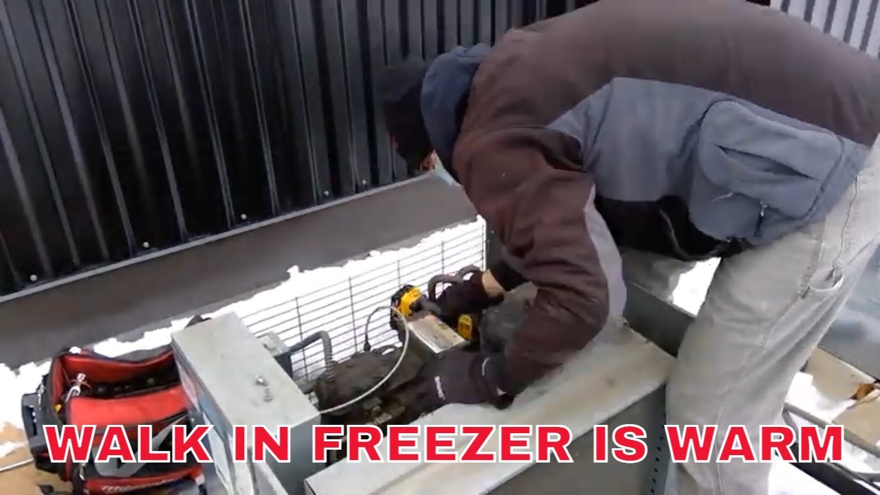 Walk in Freezer ONLY gets cold when it's cold outside YouTube