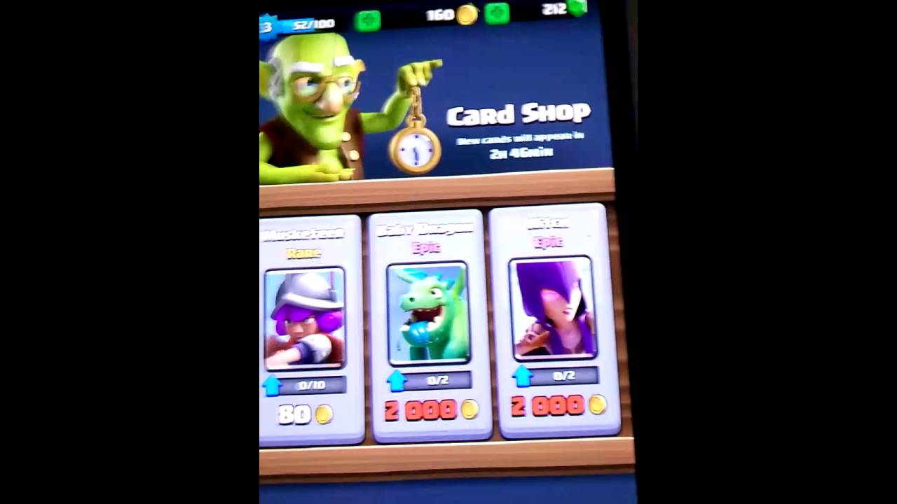 Clash Royale: card shop EPIC GLITCH by GameblastwithSkull ! - 