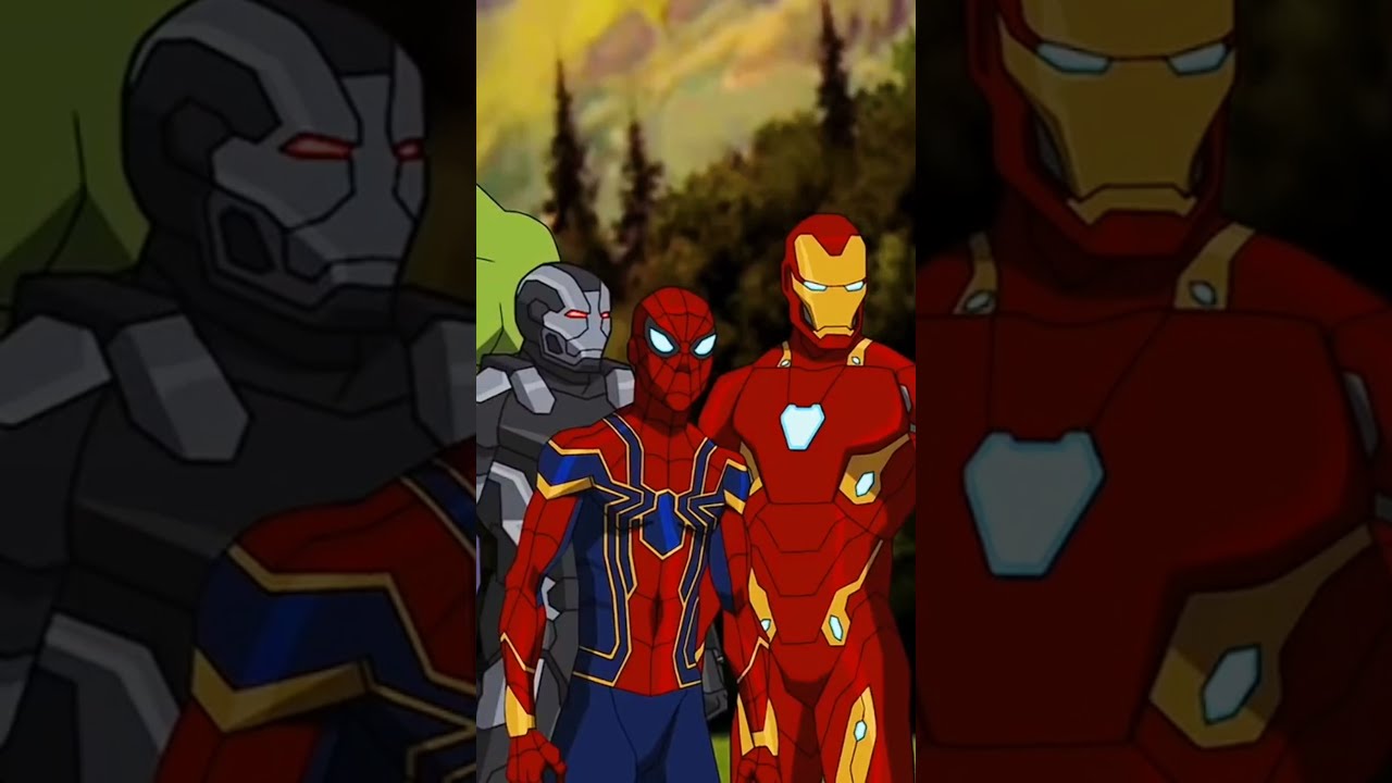 Avengers Assemble 🙀 #avengers #spiderman #marvel #marvelstudios #ironman #capitanamerica #tanos #mcu