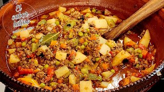 🔴Guisado Ranchero ¡Carne molida Con Papas! Rica y economica🔥