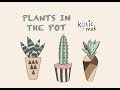 How to draw in procreate || Flowers in pots (tutorial)