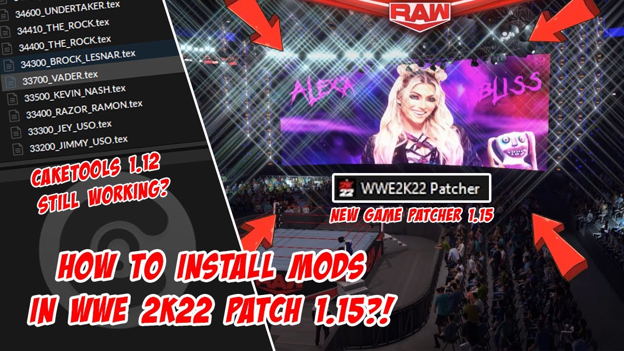 WWE 2K22 Menu Mod V1