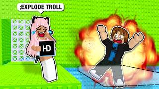 Trolling With Admin Commands In Roblox Troll Tower