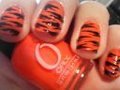 Howto Tiger Stripes nail design nail tutorial YouTube