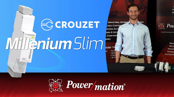 Work smaller, not harder! The Crouzet Millenium Slim is a space-saving controller!