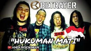 BETRAYER - HUKUMAN M4TI + Lyrics (Betrayer Band Thrash Metal Indonesia)