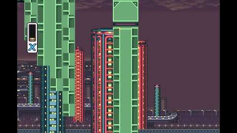 Mega Man X - Hard Type (SNES / Super Nintendo) no cheat run part 1