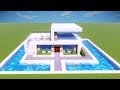 Minecraft Tutorial - Casa Moderna com Piscina