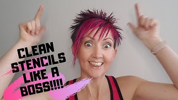 How to Clean Reusable Airbrush Tattoo Stencils Super FAST in Bulk! Time Saving Hack