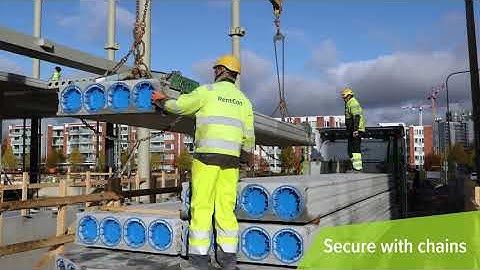 Hollow-Core Installation on DELTABEAM® Composite Beams