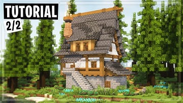 How to Build a Medieval House in Minecraft - Tutorial [Part 2/2]