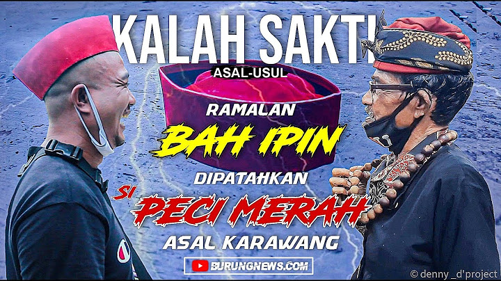 ASAL-USUL PECI MERAH "PATAHKAN" RAMALAN TONGKAT SAKTI BAH IPIN !!!