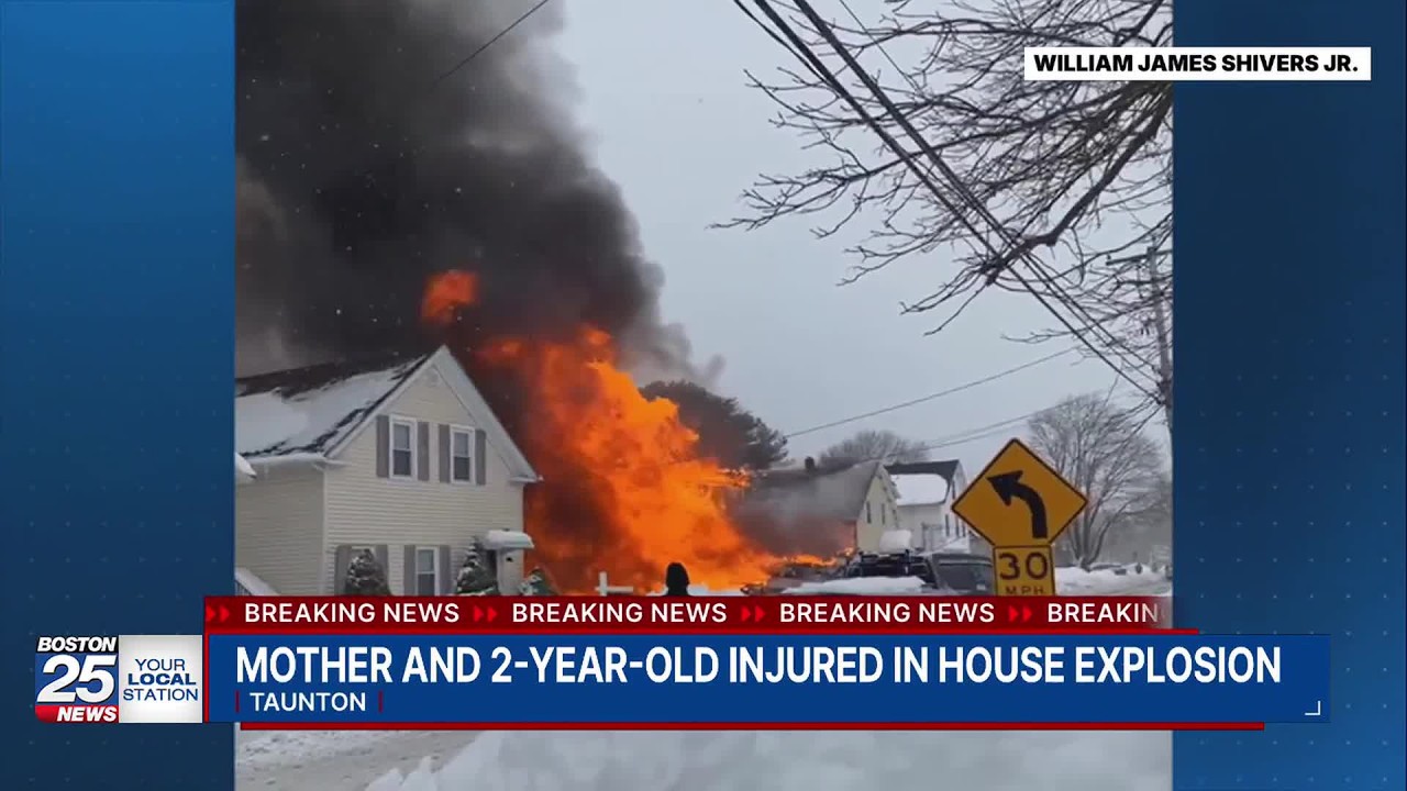 Mother, 2-year-old child seriously injured in Massachusetts house explosion