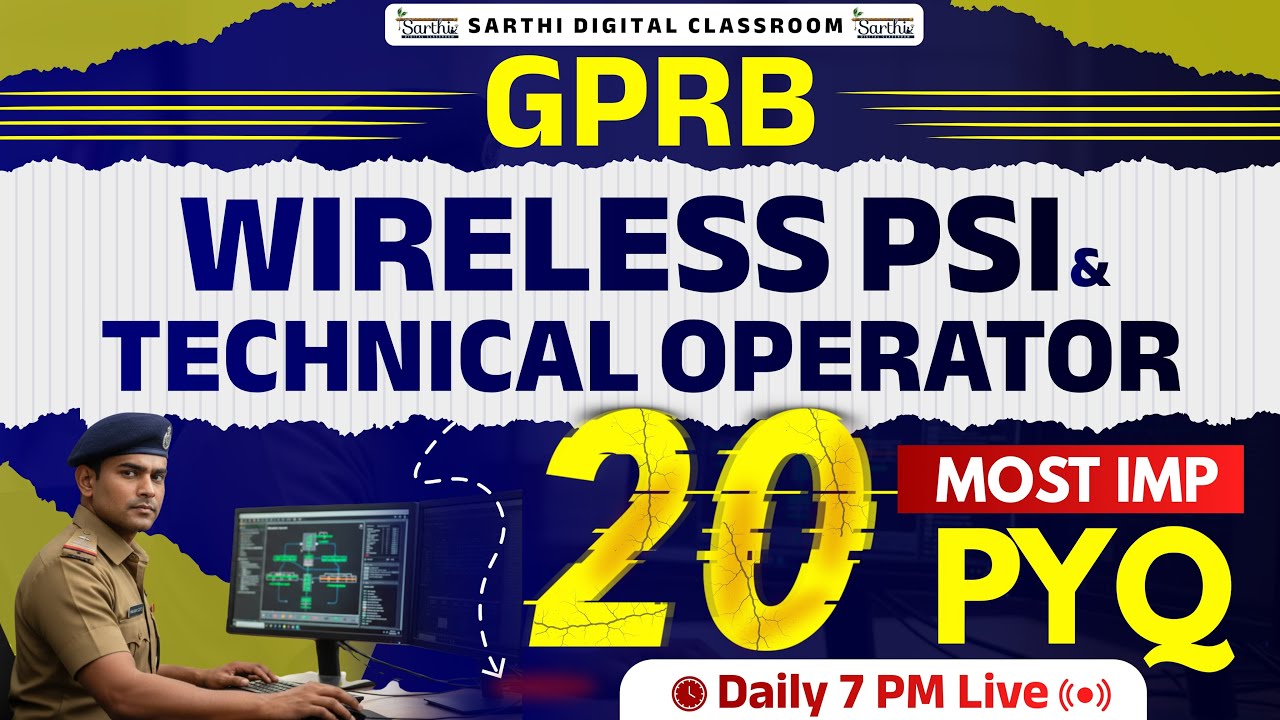 GPRB Wireless PSI & Technical Operator | 20 Most Important PYQ | Daily ...