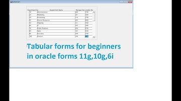 oracle forms 6i, 10g, 11g || tutorial for beginners (part 1)
