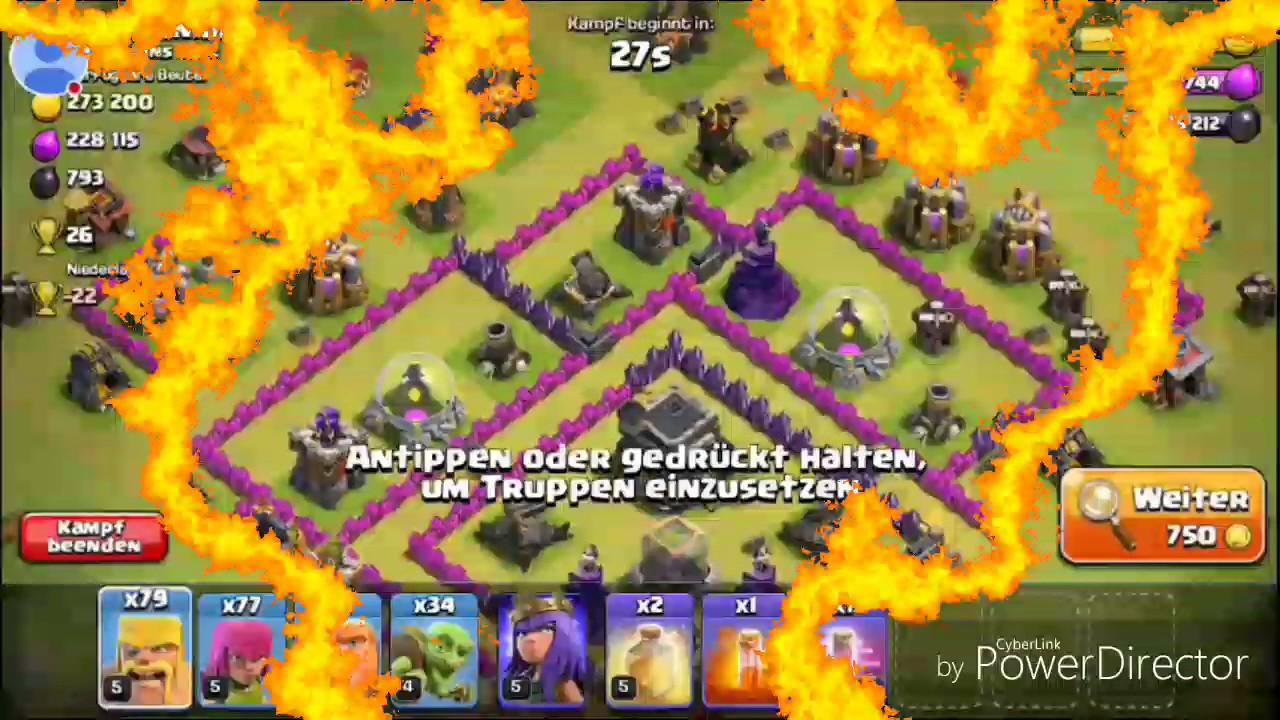 Clash Of Clans Eigenes Dorf Angreifen Clash of Clans Im nacht dorf und im Heimdorf angreifen.(GERMAN/DEUTSCH