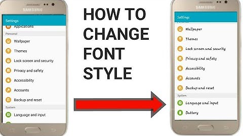 How to change font style,In samsung Galaxy j2 )Samsung j2 font style change Kaisea kara?