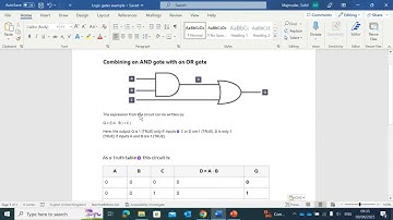 Logic Gates : Solved Example | 3 inputs | Truth Table | Boolean Algebra