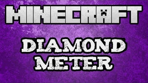 ★ Minecraft Mod Spotlights - Diamond Meter Mod Tutorial - Find Diamonds Easier w/ Diamond Meter