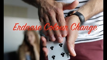 Erdnase colour change