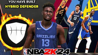BEST PF BUILD OVERPOWERED HYBRID DEFENDER | NBA 2K24 META BUILD