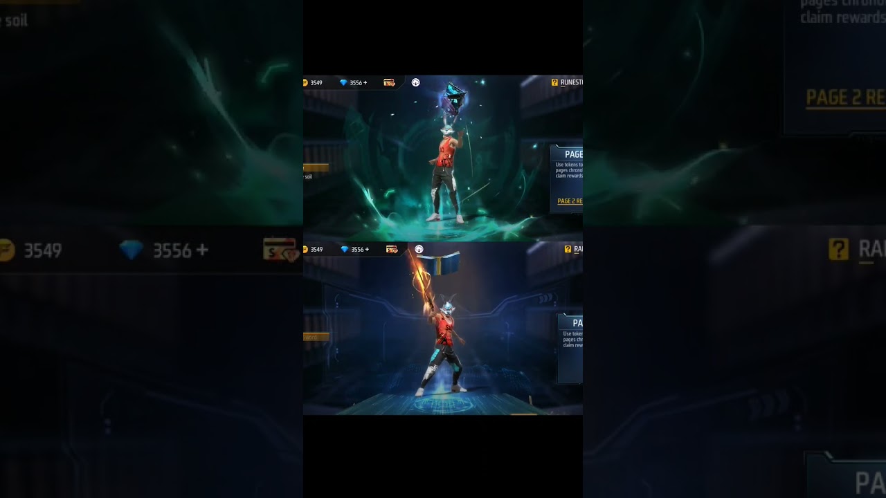 Runestone Hyperbook emote 🥶vs Rampage hyper book emote💥 