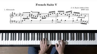 Download Lagu Bach French Suite No.5 \ MP3