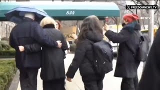 ‘Disturbing footage’: Two Jewish people ‘terrorised’ by anti-Semites in New York