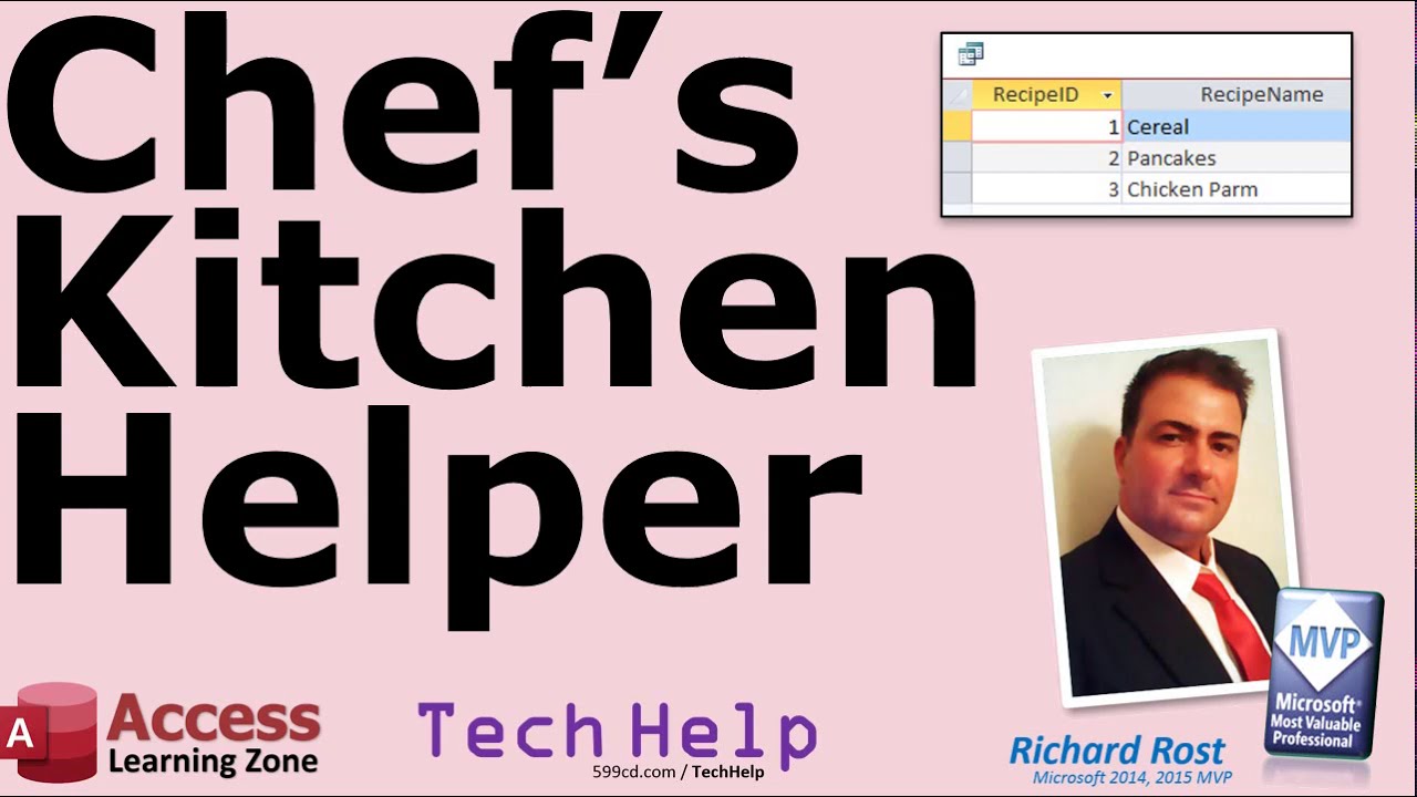 Chef's Kitchen Helper. Using Microsoft Access to Determine Possible