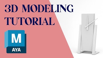 3D Modeling Tutorial - Modeling a Watch in Autodesk Maya