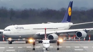 Airbus A340-600 vs. Dash-8 - Good bye AIR BERLIN