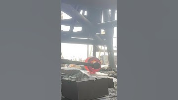 Punching and drilling circular iron columns| Amazing heavy duty forge video