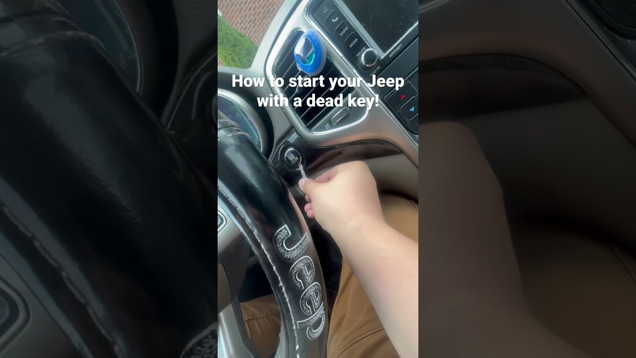 How To Start Your Jeep Chrysler If Key Fob Dies 